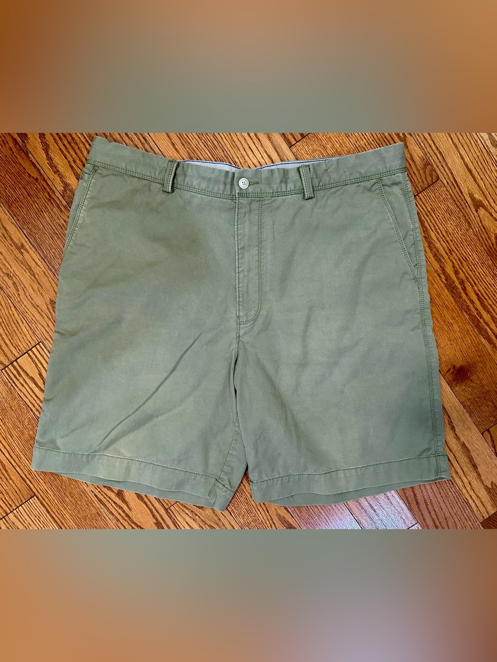 Tommy Bahama Olive Green Flat Front Men's Shorts